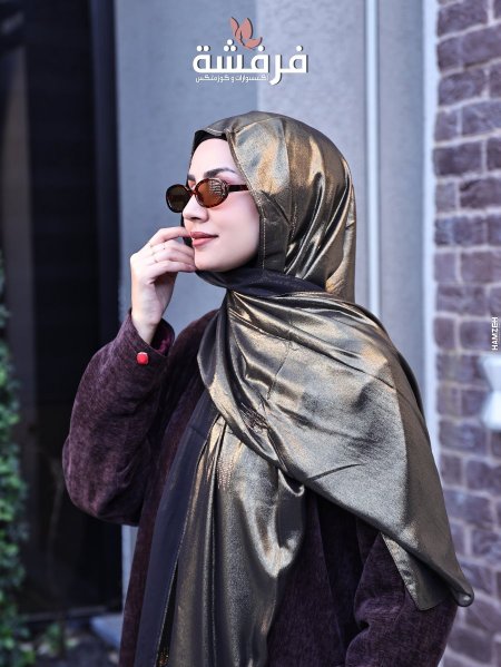 شال كشخة مع ستراس ناعم