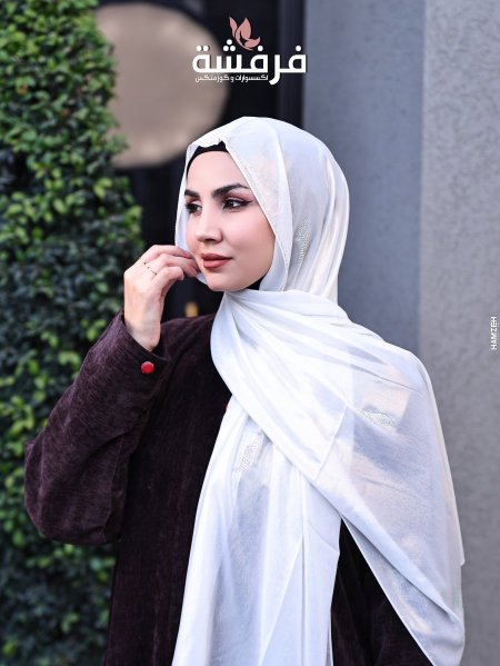 شال كشخة مع ستراس ناعم