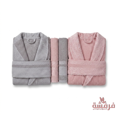 طقم روب استحمام فاخر
